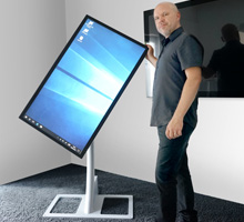 touch display with stand